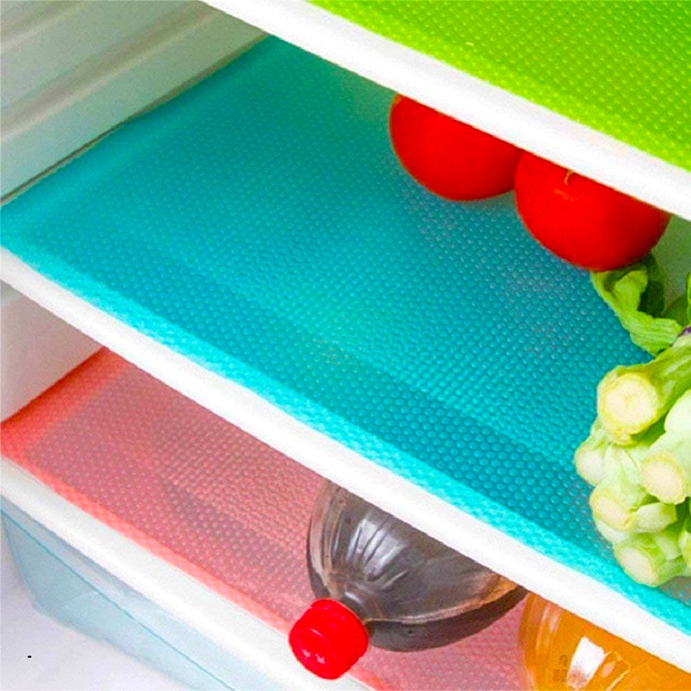 8 Pcs Refrigerator Liners, CR Washable Mats Covers Pads, Home Kitchen Gadgets